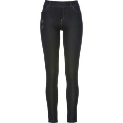 Jegginsy w gwiazdy bonprix czarny "stone". Jeansy marki bonprix. Za 89.99 zł.