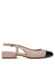 MICHAEL Michael Kors Baleriny Perla Flex Sling Flat 40R4PLFP1L Różowy. Czerwone baleriny MICHAEL Michael Kors, bez wzorów, ze skóry, bez obcasa, bez zapięcia. Za 379.99 zł.