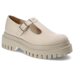 Szare Półbuty Karino Modne Obuwie Damskie. Szare półbuty wsuwane Karino, na lato, bez wzorów, ze skóry, biznesowe, bez obcasa. Za 365.99 zł.