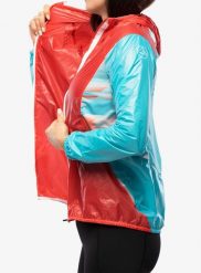 Kurtka do biegania damska La Sportiva Briza Windbreaker Jkt. Czerwone kurtki do biegania La Sportiva, l, bez wzorów, z materiału, bez kaptura, do biegania. Za 483.99 zł.