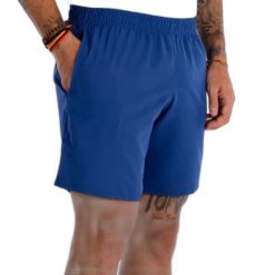 Szorty Vibora King. Niebieskie szorty sportowe VIBORA, bez wzorów, z materiału. Za 216.99 zł.