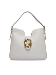 Just Cavalli Torebka 80RA4BA3 ZSA89 Szary. Szare torebki klasyczne Just Cavalli, bez wzorów, ze skóry, bez dodatków. Za 799.99 zł.