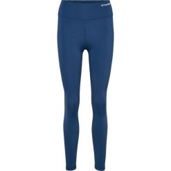 Damskie legginsy z wysokim stanem Hummel Mt Active. Niebieskie legginsy Hummel, bez wzorów, sportowe. Za 225.00 zł.