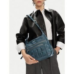 Torebka Lasocki. Niebieskie listonoszki Lasocki, bez wzorów, bez dodatków. Za 169.99 zł.