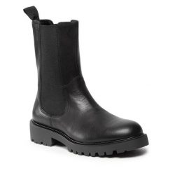 Sztyblety Vagabond Shoemakers. Czarne botki Vagabond Shoemakers, bez wzorów, bez obcasa, na płaskiej podeszwie, bez zapięcia. Za 469.99 zł.