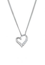 Elli DIAMONDS Elli DIAMONDS Naszyjnik Herz Ewigkeit Diamant (0.045 ct.) 925 Silber Naszyjniki 1 ct Damski. Białe naszyjniki Elli DIAMONDS, z materiału, z diamentem, srebrne. Za 653.99 zł.