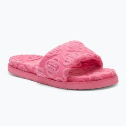 Klapki damskie GANT Mardale. Czerwone klapki Gant, bez wzorów, z bawełny, eleganckie, bez obcasa, bez zapięcia. Za 217.99 zł.