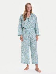 United Colors Of Benetton Piżama 4W313P00U Zielony Relaxed Fit. Zielone piżamy United Colors Of Benetton, m, bez wzorów, z wiskozy, bez kołnierzyka, bez ramiączek. Za 279.99 zł.