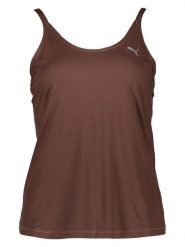 Puma Top sportowy "Studio" w kolorze brązowym rozmiar: M. Brązowe topy sportowe Puma, m, bez wzorów, z materiału, outdoorowe. Za 74.63 zł.