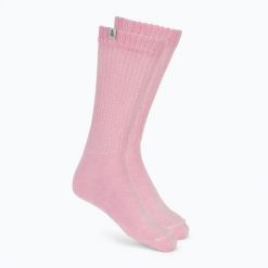 Skarpety damskie JOYINME Ground Yourself. Czerwone skarpetki Joy in me, bez wzorów, z bawełny. Za 39.99 zł.
