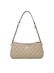 Guess Torebka HWQG87 48160 Beżowy. Brązowe listonoszki Guess, z aplikacjami, ze skóry, bez dodatków. Za 299.99 zł.