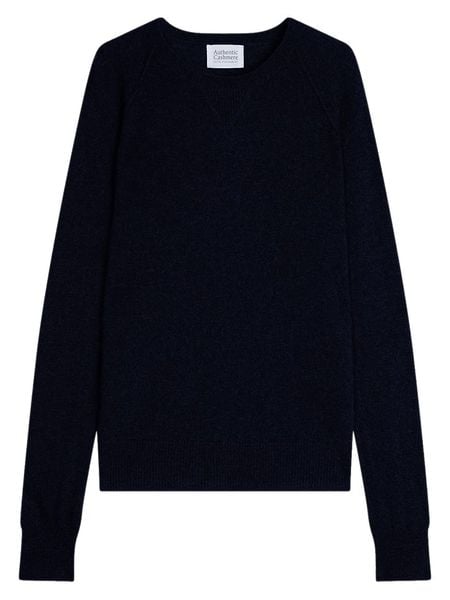 AUTHENTIC CASHMERE Kaszmirowy sweter "Etret" w kolorze czarnym rozmiar: M. Czarne swetry AUTHENTIC CASHMERE, m, bez wzorów, z kaszmiru, bez ramiączek. Za 333.03 zł.