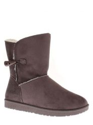 ISLAND BOOT Botki zimowe "Emmy" w kolorze antracytowym rozmiar: 39. Czarne botki Island Boot, bez wzorów, z materiału, bez obcasa, bez zapięcia. Za 133.89 zł.