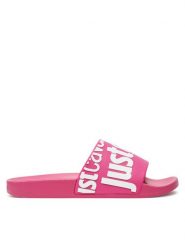 Just Cavalli Klapki 76RA3SZ1 Różowy. Czerwone klapki Just Cavalli, bez wzorów, z syntetyku, bez obcasa, bez zapięcia. Za 299.99 zł.