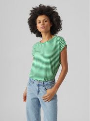 Vero Moda T-Shirt Ava 10284469 Zielony Regular Fit. Zielone t-shirty Vero Moda, xl, bez wzorów, z lyocellu, bez kołnierzyka, bez ramiączek. Za 49.99 zł.