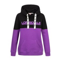Bluza damska z kapturem Lonsdale Wardie. Czarne bluzy z kapturem Lonsdale, l, bez wzorów, z bawełny, z kapturem. Za 346.50 zł.
