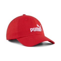 Czapka z daszkiem z logo No. 1 ESS PUMA. Czerwone czapki z daszkiem Puma, bez wzorów, sportowe. Za 69.00 zł.