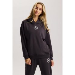 Damska bluza dresowa Rough Radical Active Hoodie Women. Szare bluzy ROUGH RADICAL, l, bez wzorów, z dresówki, casualowe, bez ramiączek, bez kaptura. W wyprzedaży za 161.42 zł.
