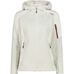 Damska kurtka z kapturem zapinana na zamek CMP. Białe kurtki przejściowe sportowe CMP, xl, bez wzorów, z materiału, z kapturem, trekkingowe. Za 381.30 zł.