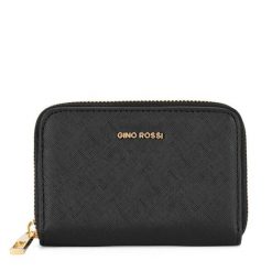 Portfel GINO ROSSI. Czarne portfele Gino Rossi, bez wzorów. Za 79.99 zł.
