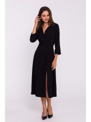 Stylove Sukienka w kolorze czarnym rozmiar: M. Czarne sukienki Stylove, m, bez wzorów, bez kołnierzyka, bez ramiączek, midi. Za 297.95 zł.