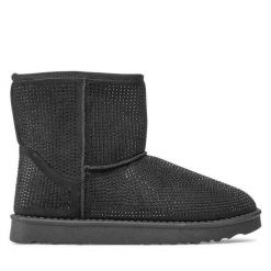 Śniegowce DeeZee. Czarne śniegowce DeeZee, bez wzorów, bez zapięcia. Za 119.99 zł.
