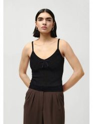 LeGer Top "Maren" w kolorze czarnym rozmiar: 44. Czarne topy LeGer, bez wzorów, bez kołnierzyka, bez ramiączek. Za 78.99 zł.