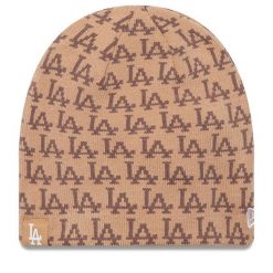 Czapka New Era. Brązowe czapki zimowe New Era, bez wzorów. Za 159.99 zł.