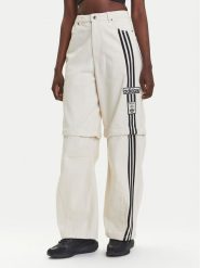 Adidas Jeansy Adibreak JD5618 Écru Wide Leg. Jeansy adidas, bez wzorów, z bawełny. Za 379.99 zł.