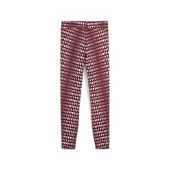 Damskie legginsy z wysokim stanem 7/8 Puma Lemlem. Czerwone legginsy Puma, bez wzorów, sportowe. W wyprzedaży za 283.85 zł.