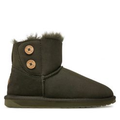 Śniegowce EMU Australia. Zielone śniegowce Emu Australia, bez wzorów, bez zapięcia. Za 699.99 zł.