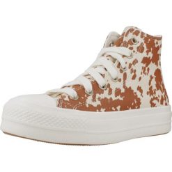 Buty CONVERSE CHUCK TAYLOR ALL STAR LIFT PLATFORM ANIMAL PRINT Nadruk zwierzęcy. Buty treningowe Converse, bez wzorów, z tkaniny, bez zapięcia. Za 265.99 zł.