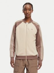 Adidas Bluza adicolor SST KD8825 Beżowy Oversize. Brązowe bluzy adidas, l, bez wzorów, z bawełny, bez ramiączek, bez kaptura. Za 349.99 zł.