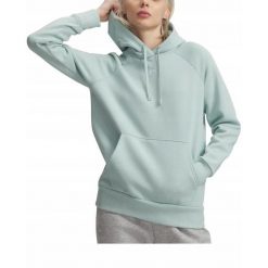 Bluza na co dzień Damska Under Armour Sportowa Dresowa Z Kapturem. Niebieskie bluzy z kapturem Under Armour, bez wzorów, z dresówki, z kapturem. Za 239.00 zł.