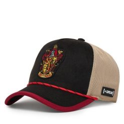 Czapka z daszkiem Capslab. Czarne czapki z daszkiem CapsLab, bez wzorów. Za 169.99 zł.