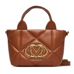 Torebka LOVE MOSCHINO. Brązowe torebki klasyczne Love Moschino, bez wzorów, bez dodatków. Za 949.99 zł.