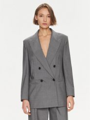 Boss Marynarka Jarmina 50505587 Szary Relaxed Fit. Szare marynarki i żakiety Boss, bez wzorów, z wełny, bez ramiączek. Za 1,559.00 zł.
