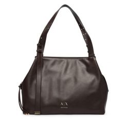 Torebka Armani Exchange. Brązowe torebki klasyczne Armani Exchange, bez wzorów, klasyczne, bez dodatków. Za 754.99 zł.