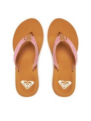 Roxy Japonki ARJL101167ro Różowy. Czerwone japonki Roxy, bez wzorów, z tworzywa sztucznego. Za 119.99 zł.