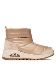 Skechers Śniegowce Uno Rugged - Puffer 168127 Złoty. Żółte śniegowce Skechers, bez wzorów, z materiału, bez zapięcia. Za 449.99 zł.