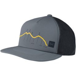 Czapka z daszkiem BUFF EXPLORE TRUCKER CAP CRAM. Żółte czapki z daszkiem Buff, bez wzorów, sportowe. Za 128.99 zł.
