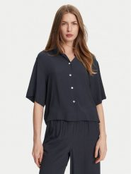 Marella Koszula Ouvert 2513111154 Granatowy Regular Fit. Niebieskie koszule Marella, bez wzorów, z acetatu, bez kołnierzyka, bez ramiączek. Za 839.99 zł.