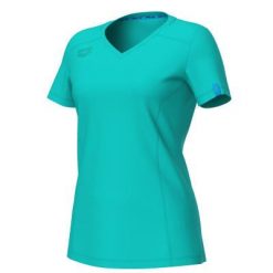 Koszulka damska T-Shirt sportowy Arena Team Line T-shirt Panel Water. Niebieskie t-shirty sportowe Arena, bez wzorów, bez ramiączek. Za 129.99 zł.