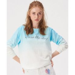 Bluza z efektem tie dye - Niebieski. Bluzy marki Sinsay. Za 49.99 zł.