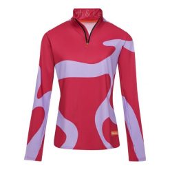 Bluza narciarska Damska Gareth & Lucas The One Hundred and Fifteen. Czerwone bluzy bez kaptura GARETH & LUCAS, na zimę, bez wzorów, z elastanu, bez kaptura, narciarskie. Za 229.99 zł.