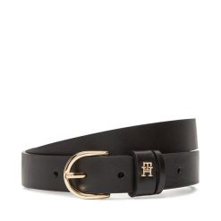 Pasek Damski Tommy Hilfiger. Czarne paski Tommy Hilfiger, bez wzorów. Za 219.99 zł.