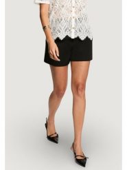 Morgan Szorty materiałowe 261-SHRIS.F Czarny Regular Fit. Czarne szorty Morgan, bez wzorów, z materiału. Za 279.99 zł.