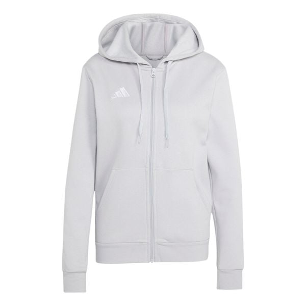 Bluza damska adidas Entrada 26 Full Zip Hoodie. Białe bluzy adidas, s, bez wzorów, z bawełny, z kapturem. Za 146.99 zł.