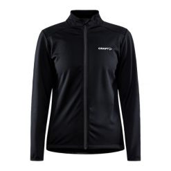 Damska kurtka rowerowa Craft. Czarne kurtki do biegania Craft, m, bez wzorów, z materiału, bez kaptura, rowerowe. Za 704.99 zł.