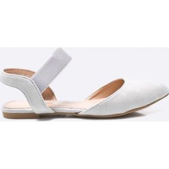 Answear - Baleriny Chc-Shoes. Szare baleriny ANSWEAR, z gumy. W wyprzedaży za 59.90 zł.